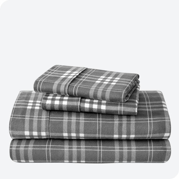 Bare Home 100 Cotton Flannel Sheet Set & Reviews Wayfair